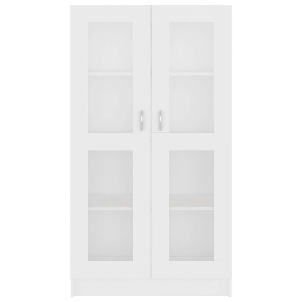 Armário vitrine 82,5x30,5x150 cm derivados de madeira branco