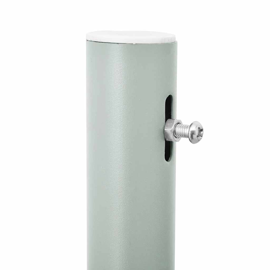 Toldo lateral retrátil para pátio 600x160 cm azul