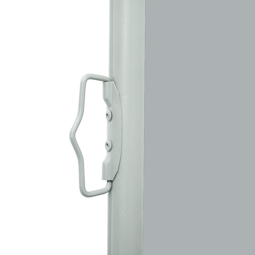 Toldo lateral retrátil para pátio 600x160 cm cor cinzento