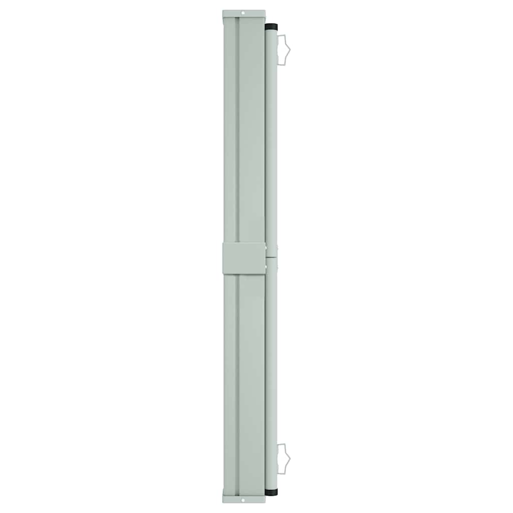 Toldo lateral retrátil para pátio 600x160 cm castanho