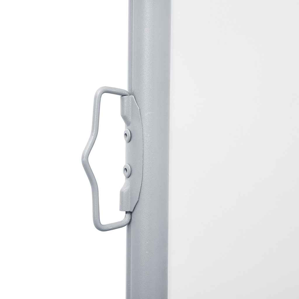 Toldo lateral retrátil para pátio 170x1200 cm creme