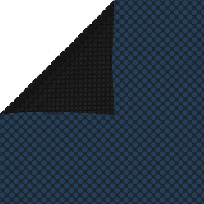 Película p/ piscina PE solar flutuante 300x200 cm preto e azul
