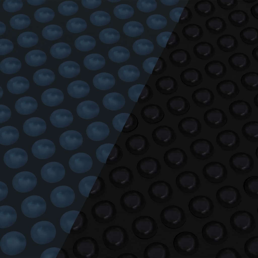 Película p/ piscina PE solar flutuante 300x200 cm preto e azul