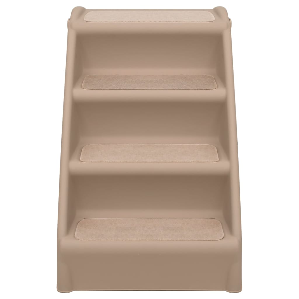 Escadas para cães dobráveis 62x40x49,5 cm castanho