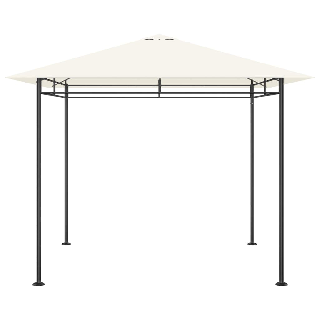 Gazebo 3x3x2,7 m 180 g/m² cor creme