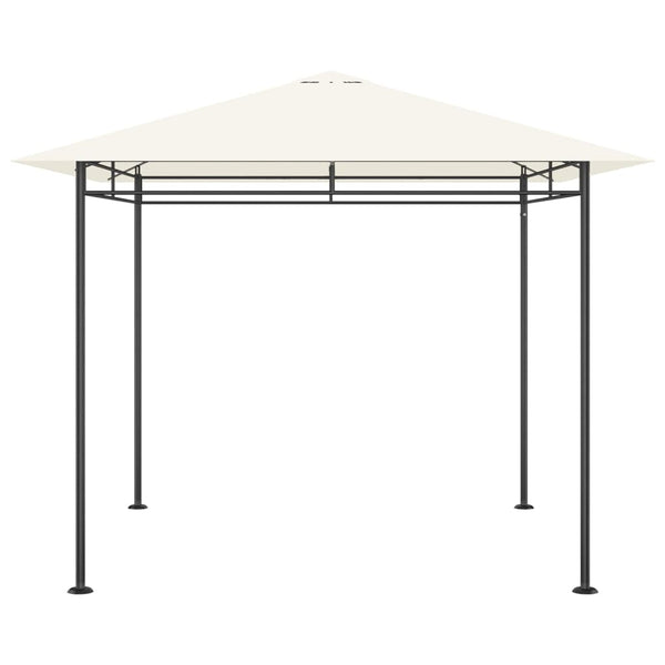 Gazebo 3x3x2,7 m 180 g/m² cor creme