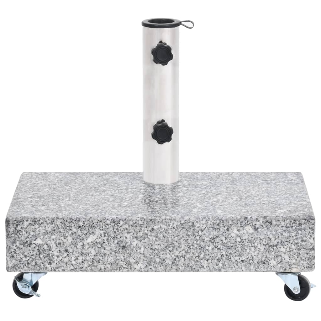 Base para guarda-sol 45x25x8,3 cm granito cinzento-claro