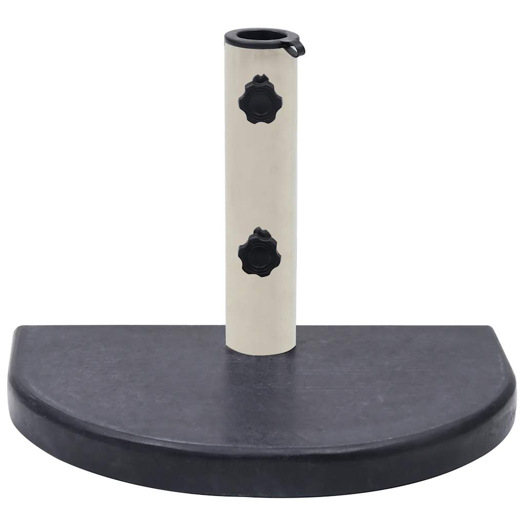 Base para guarda-sol 40x28x4 cm granito preto