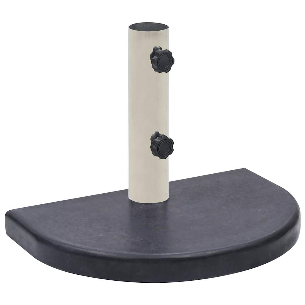 Base para guarda-sol 40x28x4 cm granito preto