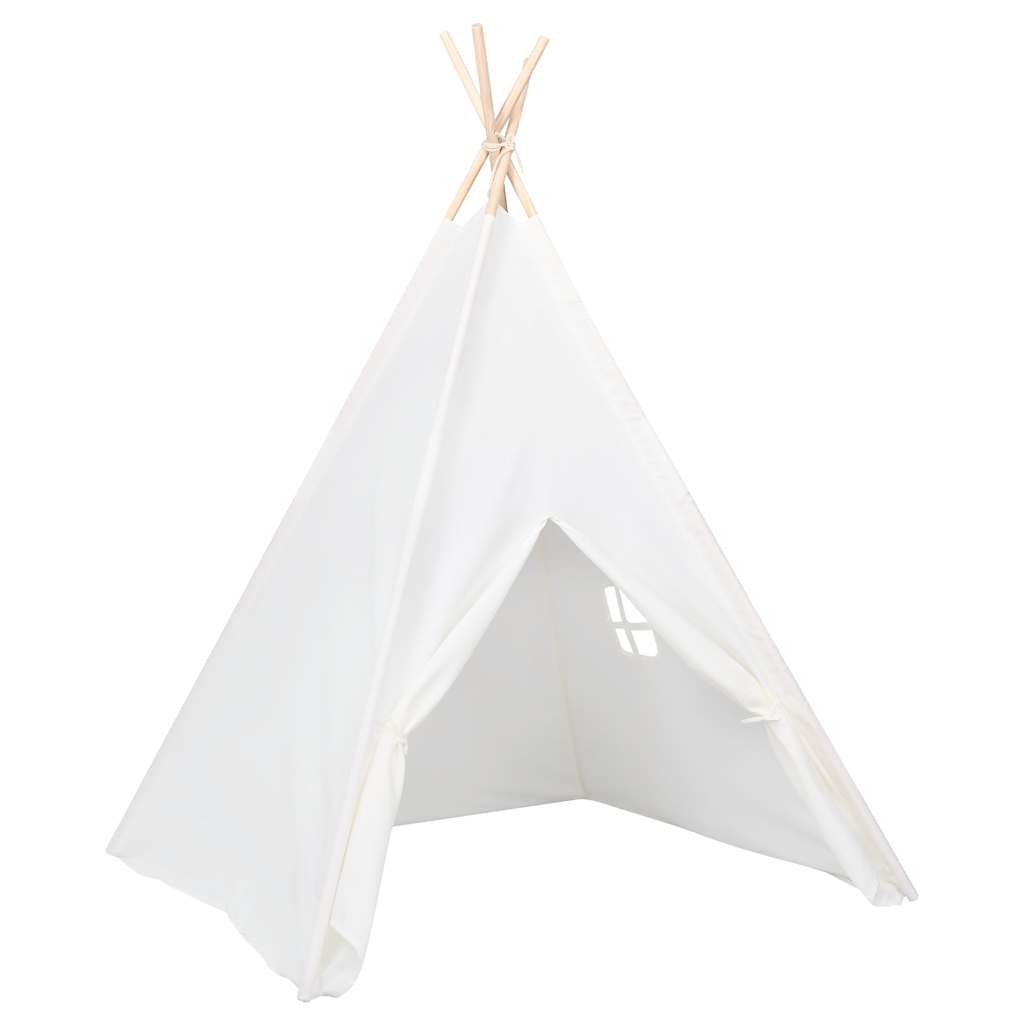 Tenda teepee infantil c/ saco 120x120x150cm pele pêssego branco