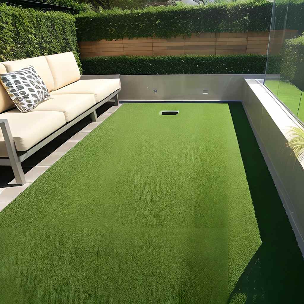 Relva artificial 7/9 mm 0,5x5 m verde