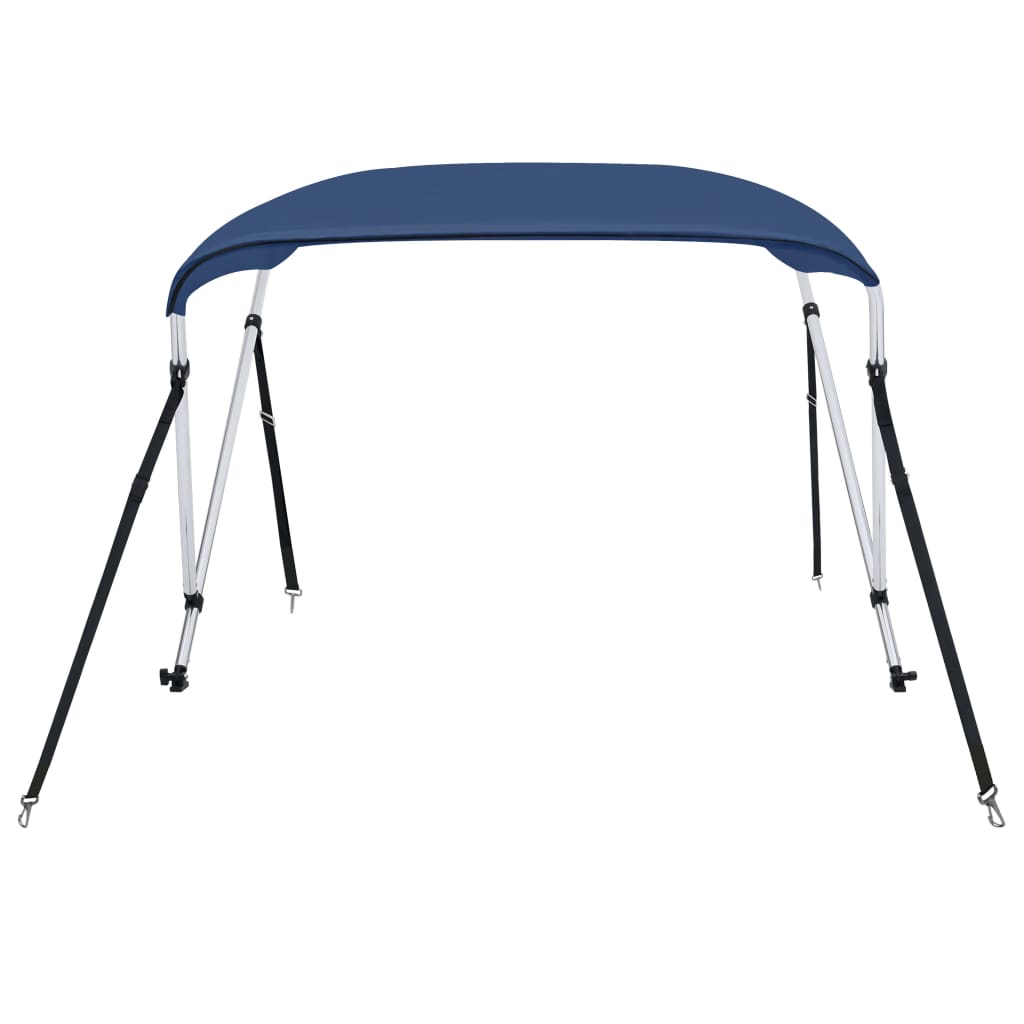 Toldo em 2 arcos Bimini 180x130x110 cm azul-marinho