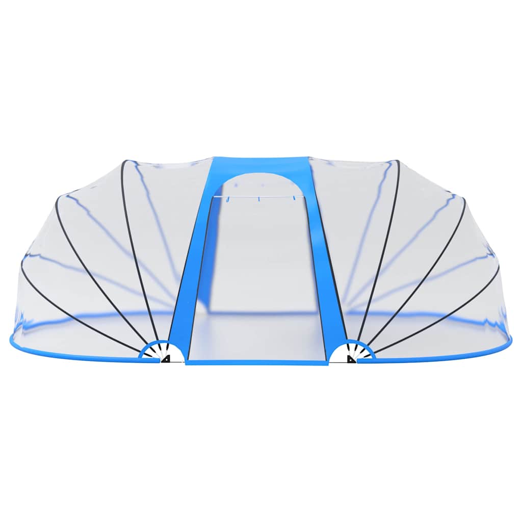 Cúpula de piscina oval 530x410x210 cm