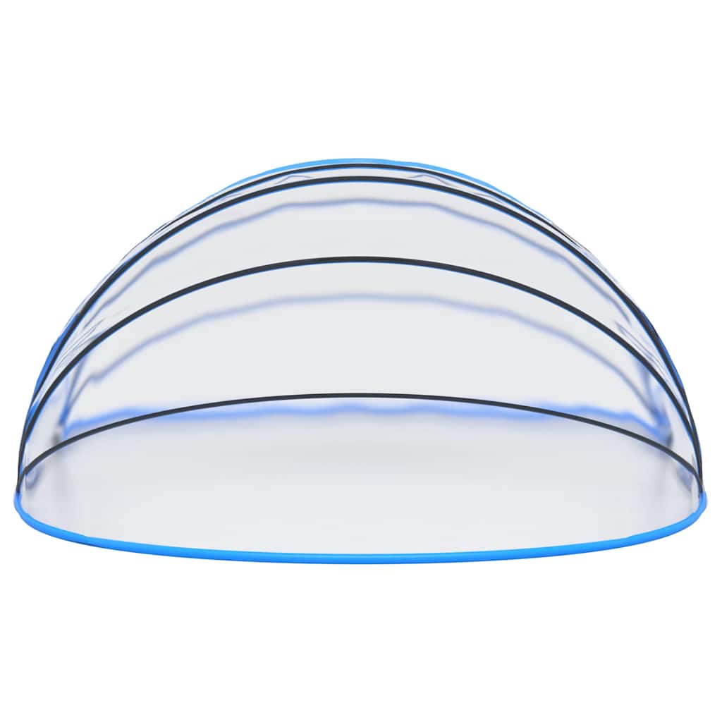 Cúpula de piscina oval 530x410x210 cm