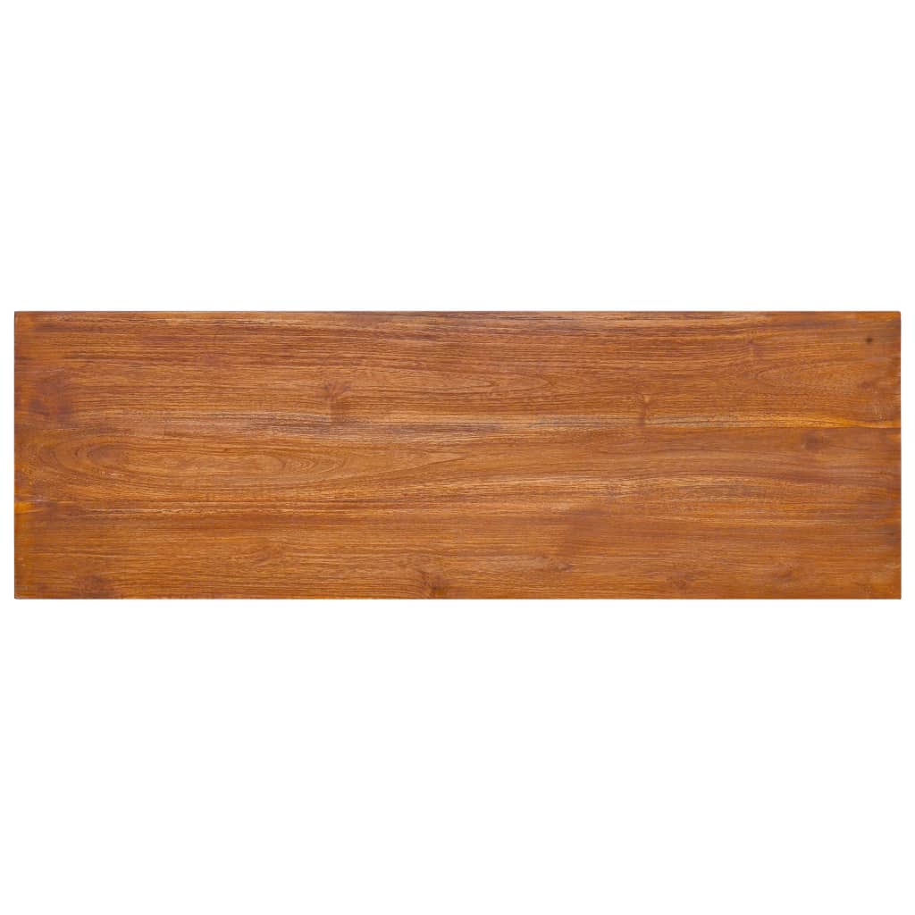 Armário de parede para TV 180x30x30 cm madeira de teca maciça