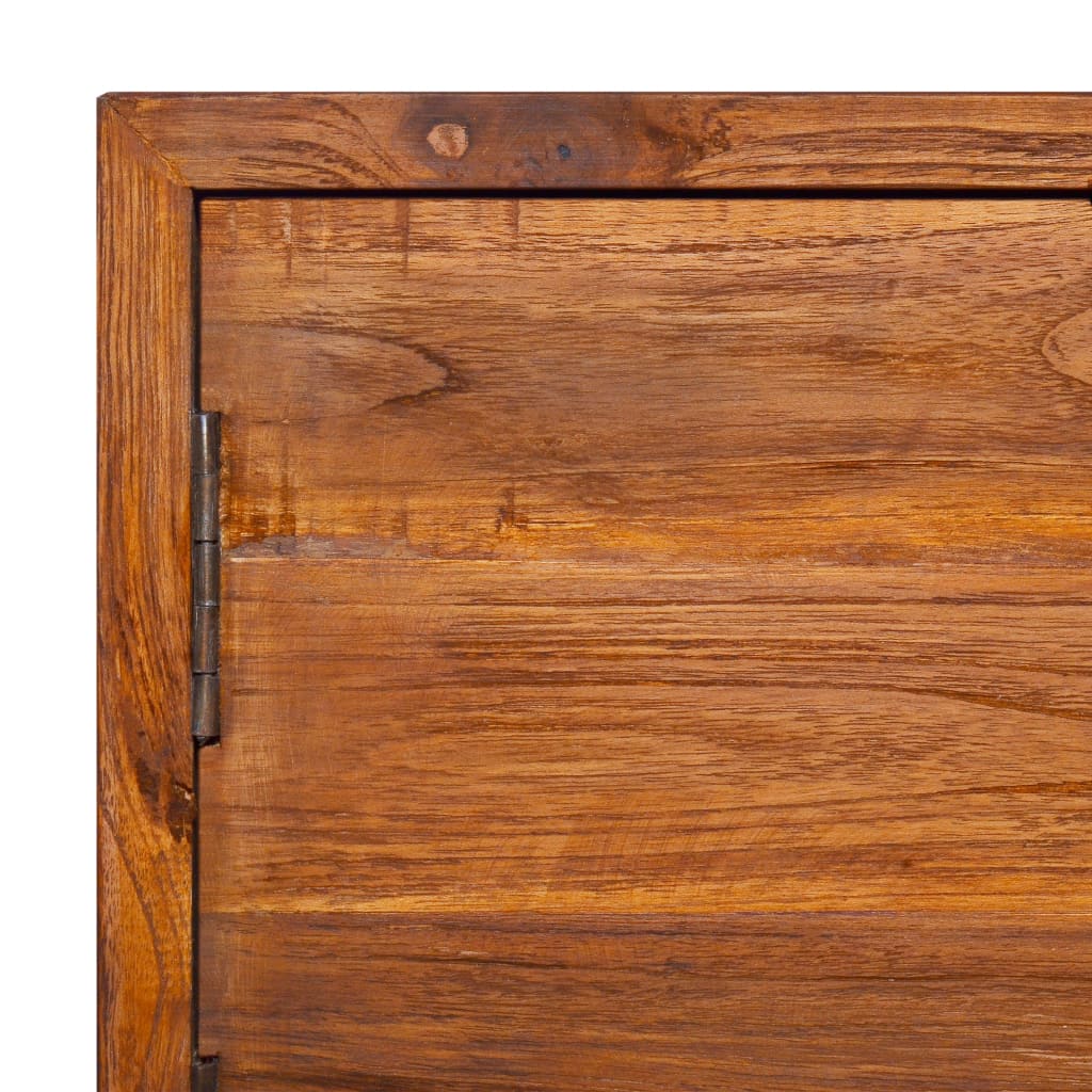 Armário de parede para TV 180x30x30 cm madeira de teca maciça