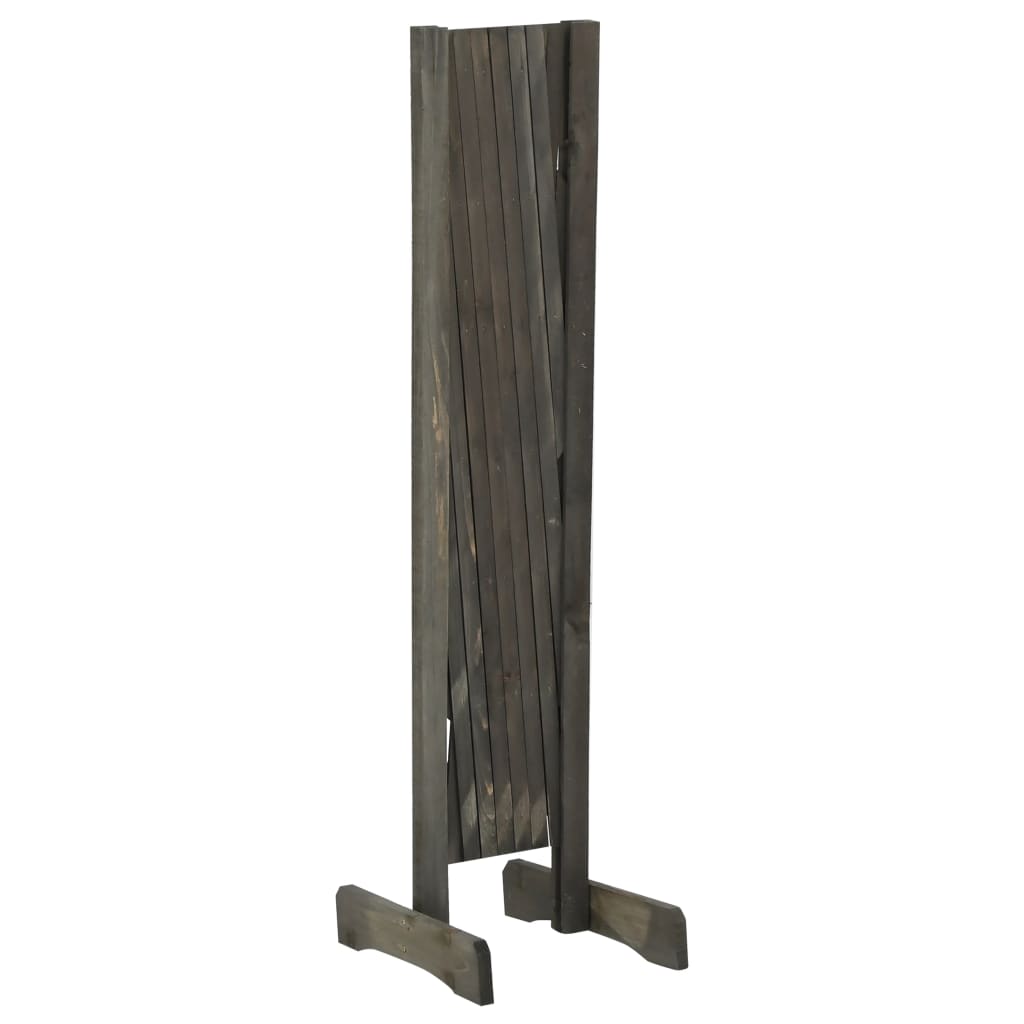Vedação em treliça para jardim 120x90 cm abeto maciço cinzento