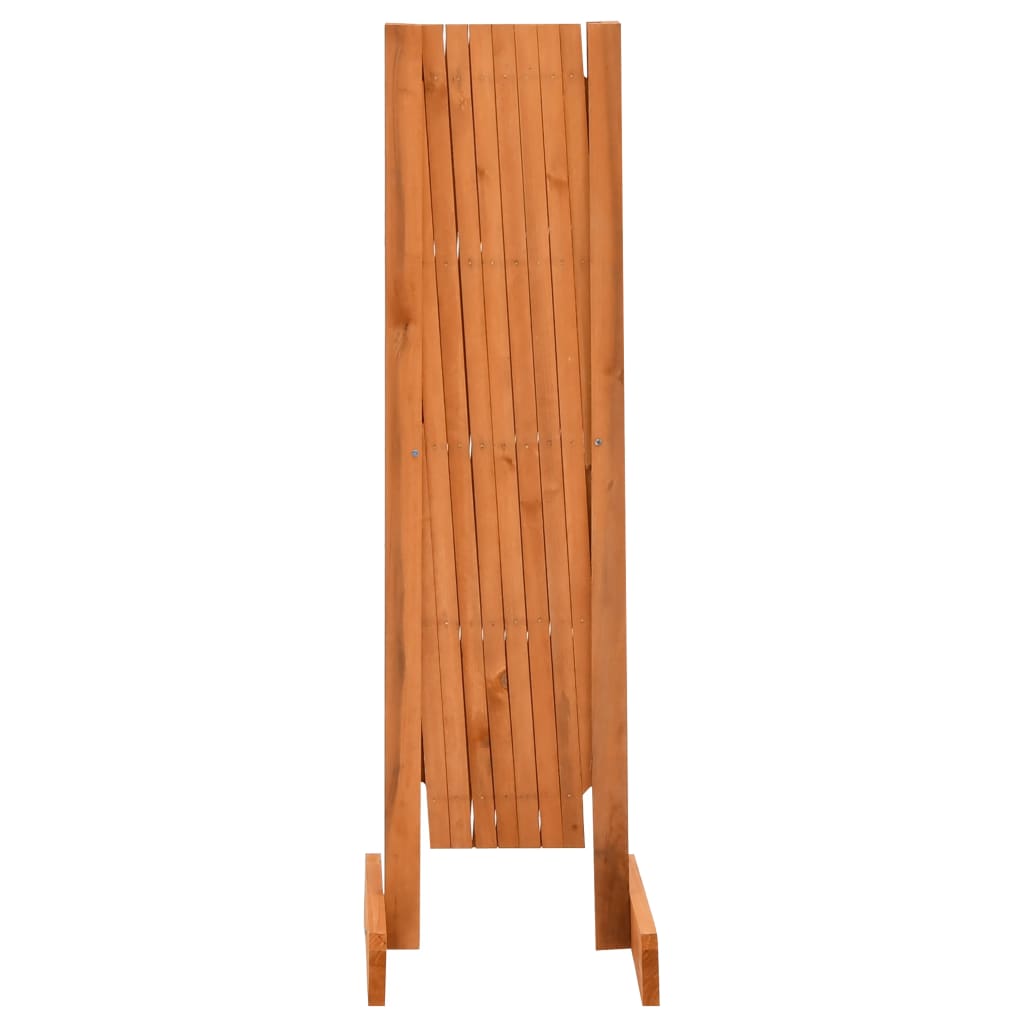 Vedação em treliça para jardim 150x80 cm abeto maciço laranja