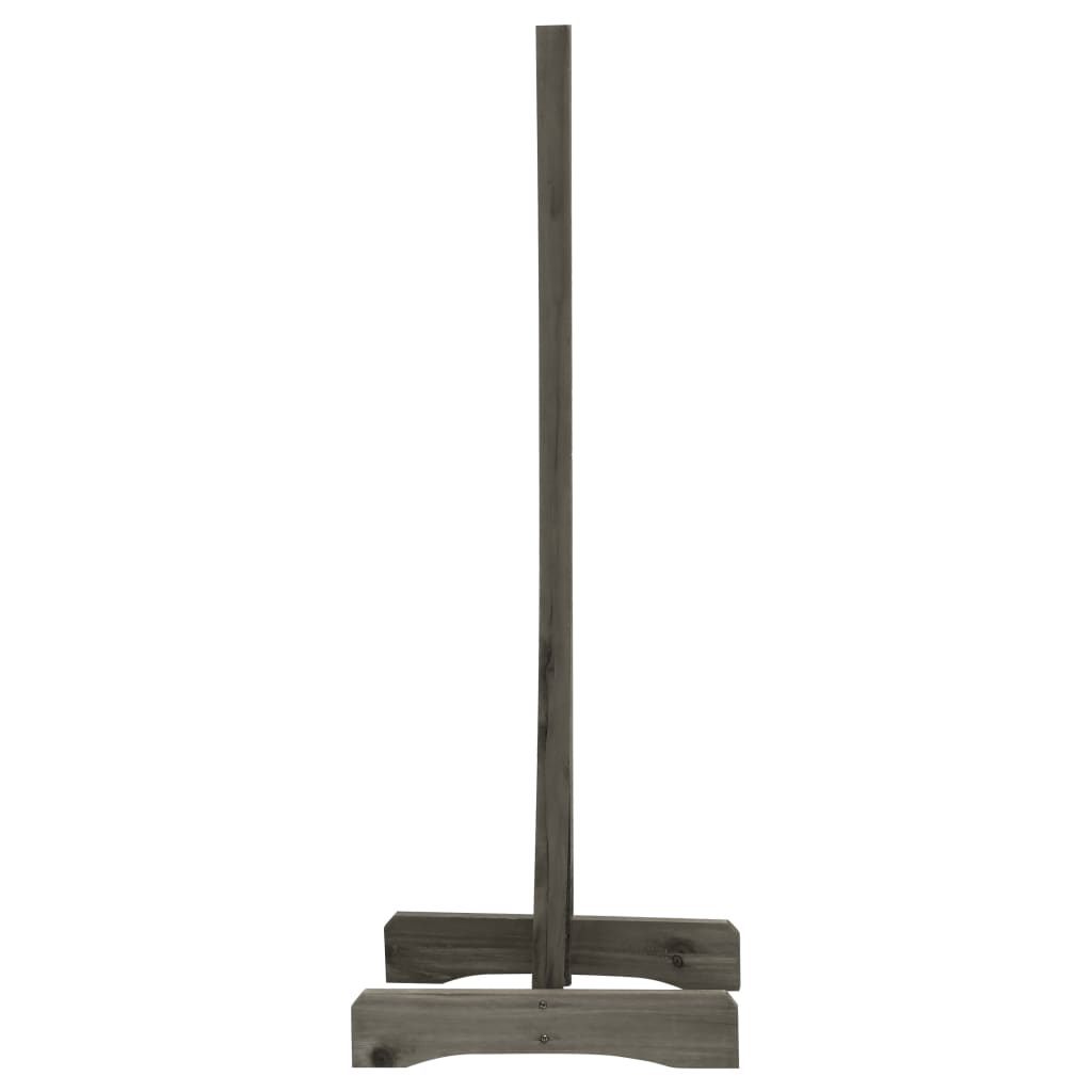 Vedação em treliça para jardim 150x80 cm abeto maciço cinzento