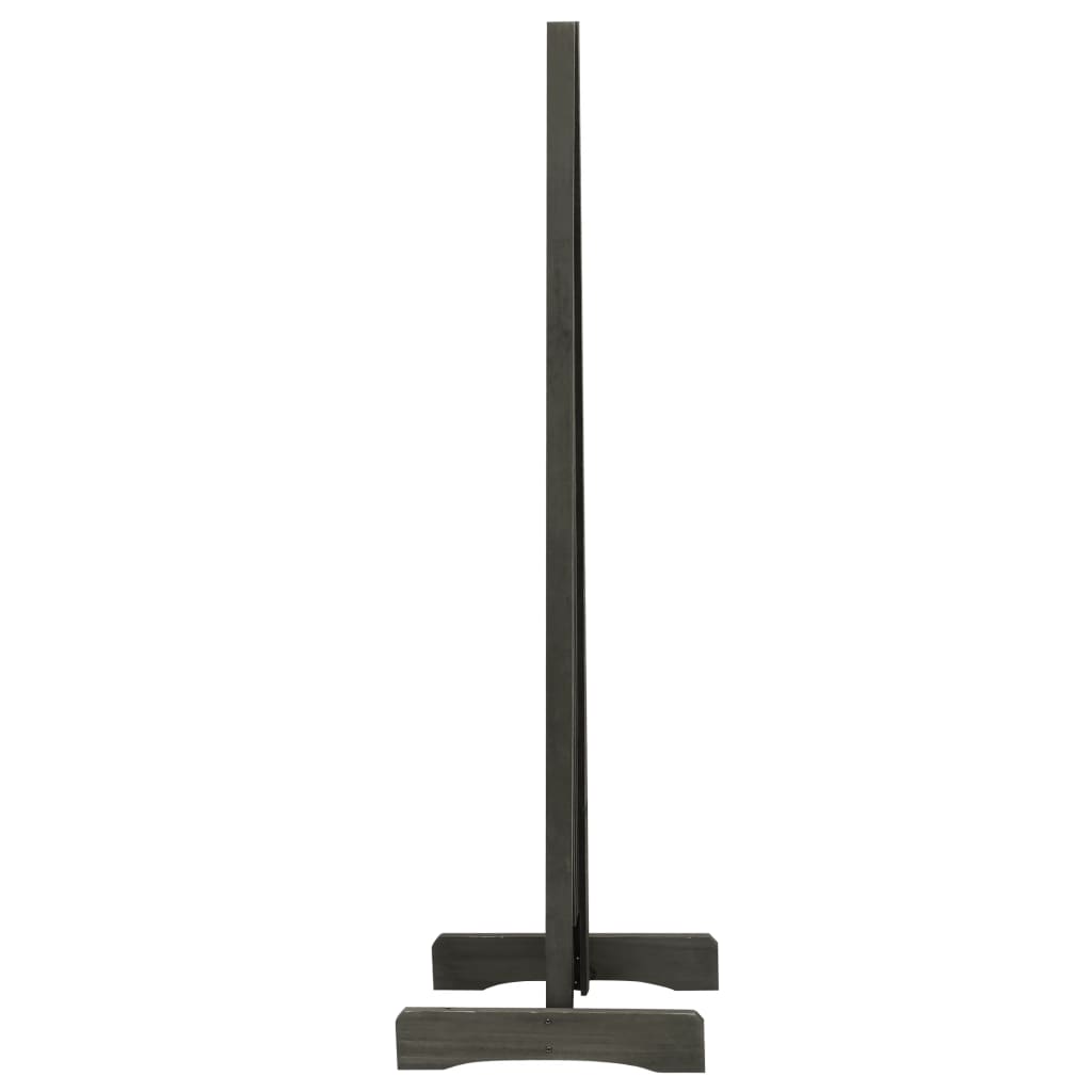 Vedação em treliça para jardim 180x100 cm abeto maciço cinzento