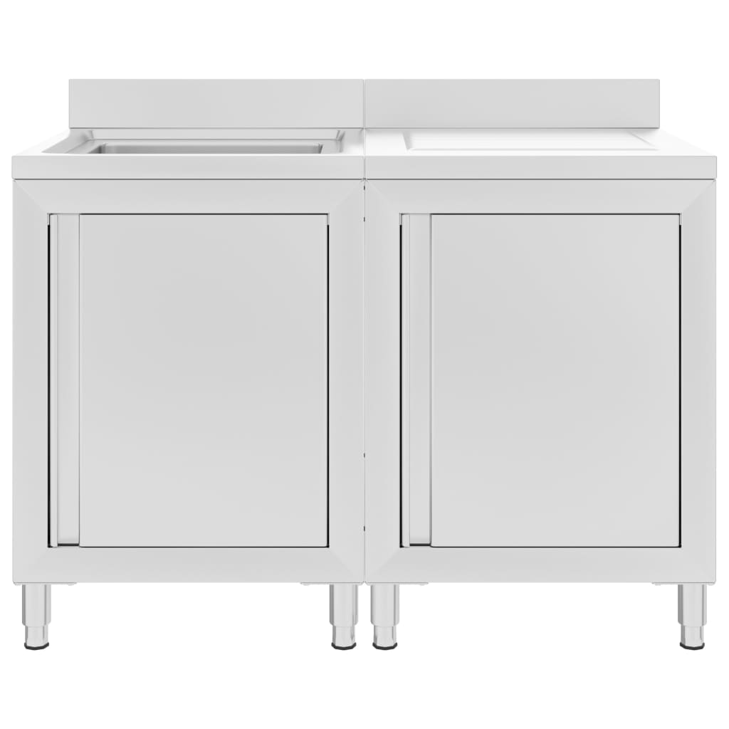 Armário c/ lava-louça cozinha comercial 120x60x96cm aço inoxid.