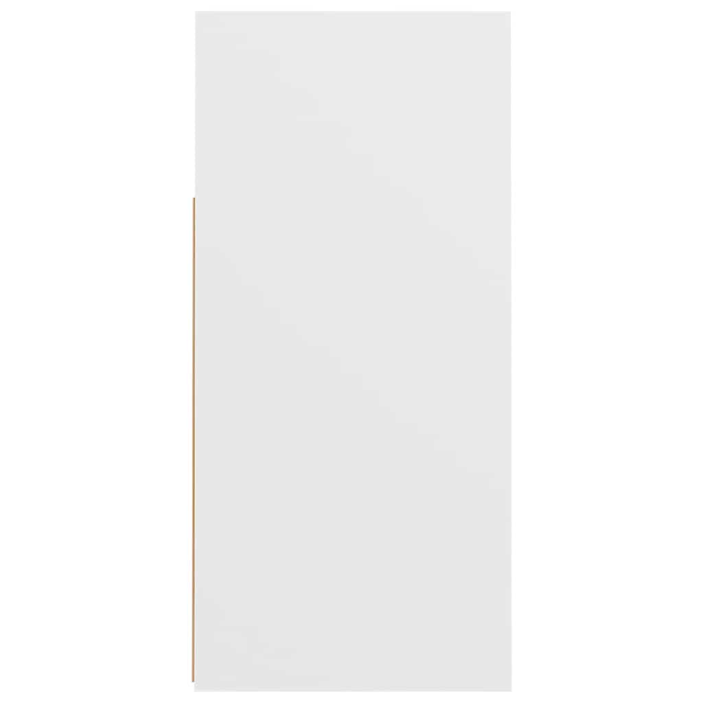 Aparador com luzes LED 80x35x75 cm branco