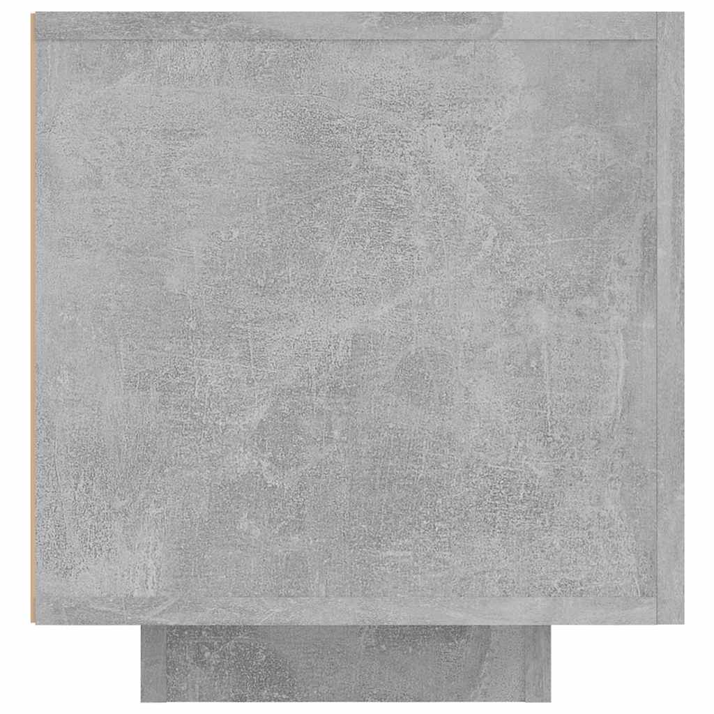 Móvel de TV com luzes LED 160x35x40 cm cinzento cimento