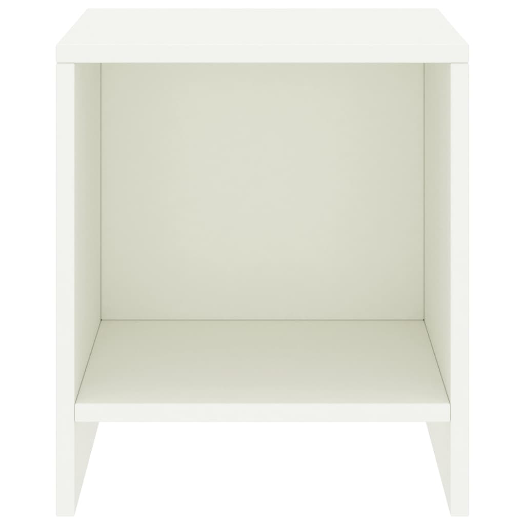 Mesas de cabeceira 2 pcs 35x30x40cm madeira pinho maciça branco