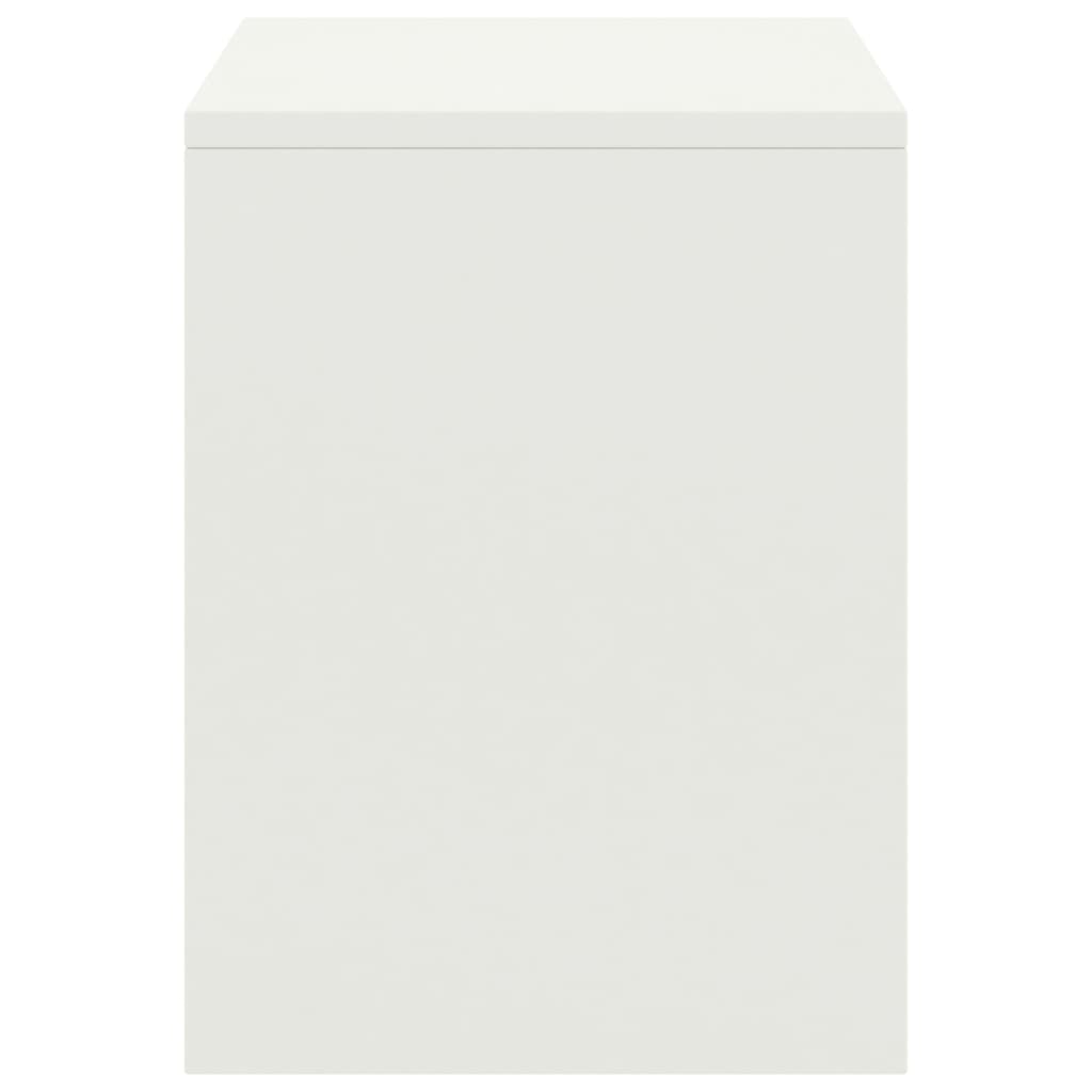 Mesas de cabeceira 2 pcs 35x30x40cm madeira pinho maciça branco