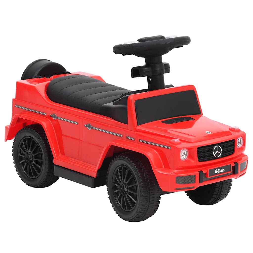 Carro infantil de empurrar Mercedes-Benz G63 vermelho