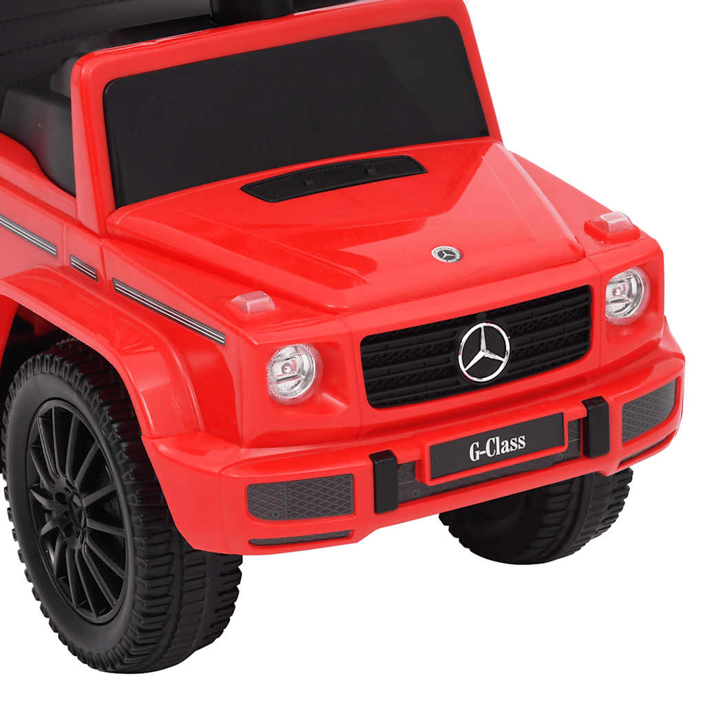 Carro infantil de empurrar Mercedes-Benz G63 vermelho