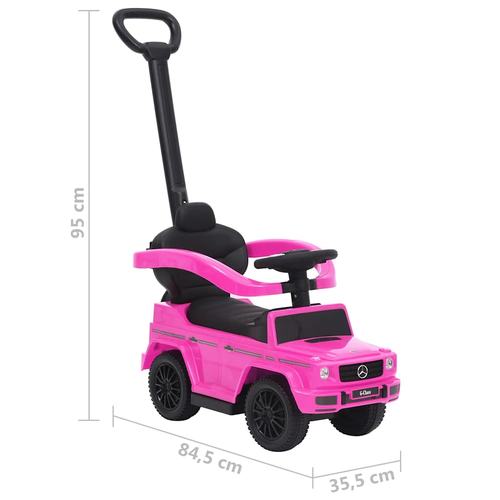 Carro infantil de empurrar G63 rosa