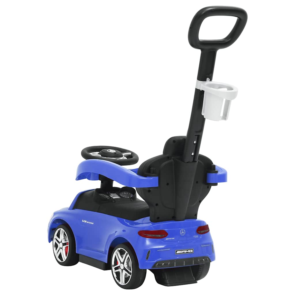 Carro infantil de empurrar Mercedes-Benz C63 azul