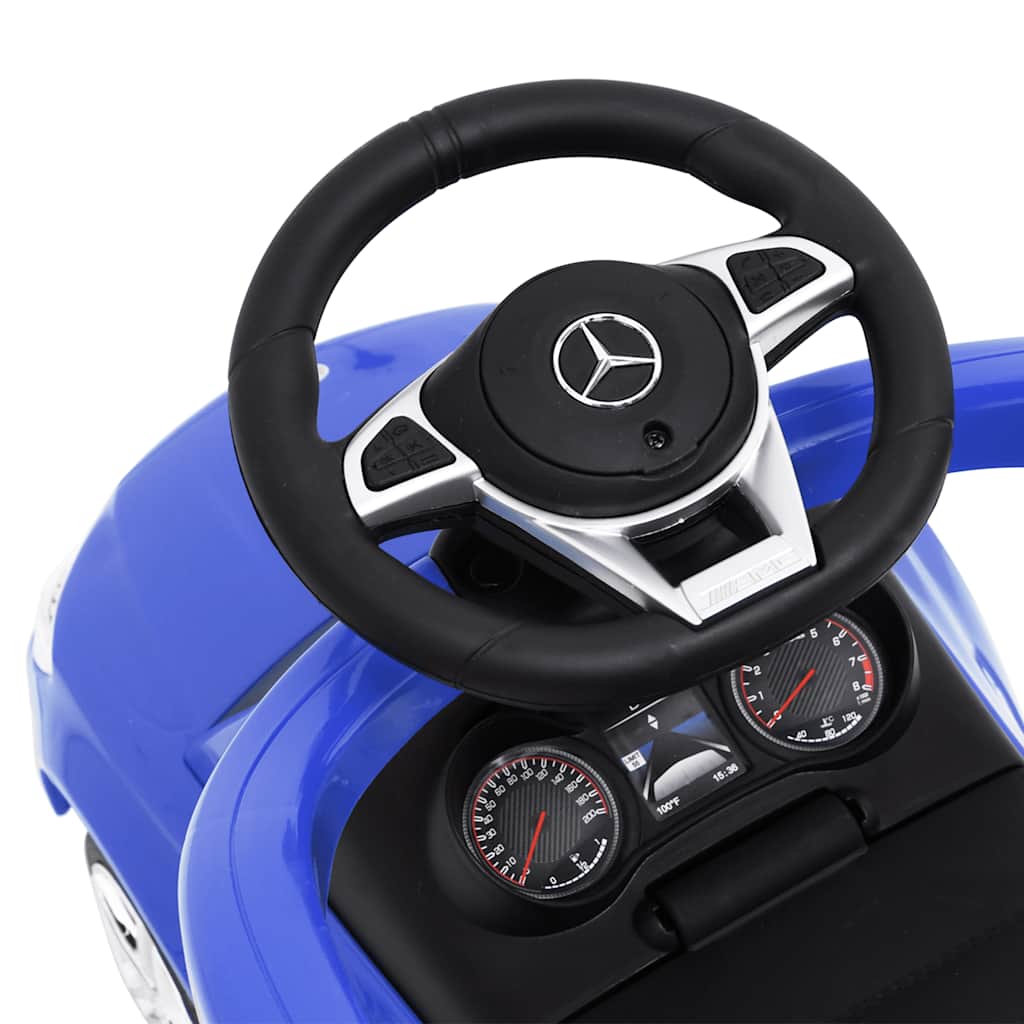 Carro infantil de empurrar Mercedes-Benz C63 azul