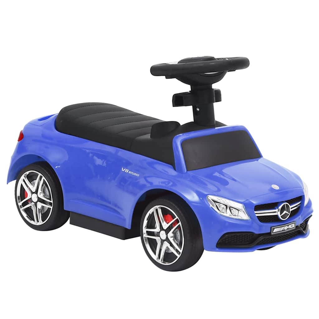 Carro infantil de empurrar Mercedes-Benz C63 azul