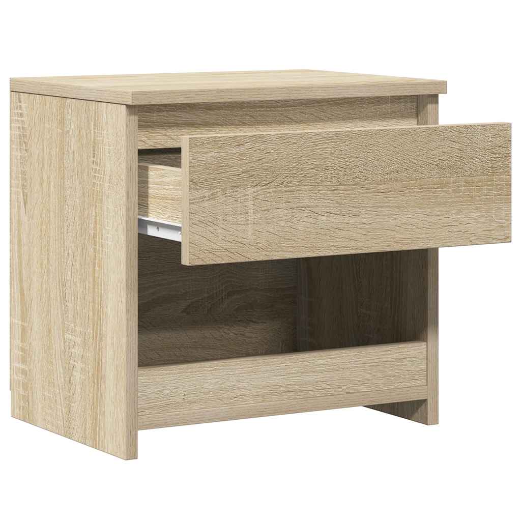Mesa de cabeceira 40x30x39 cm contraplacado carvalho sonoma