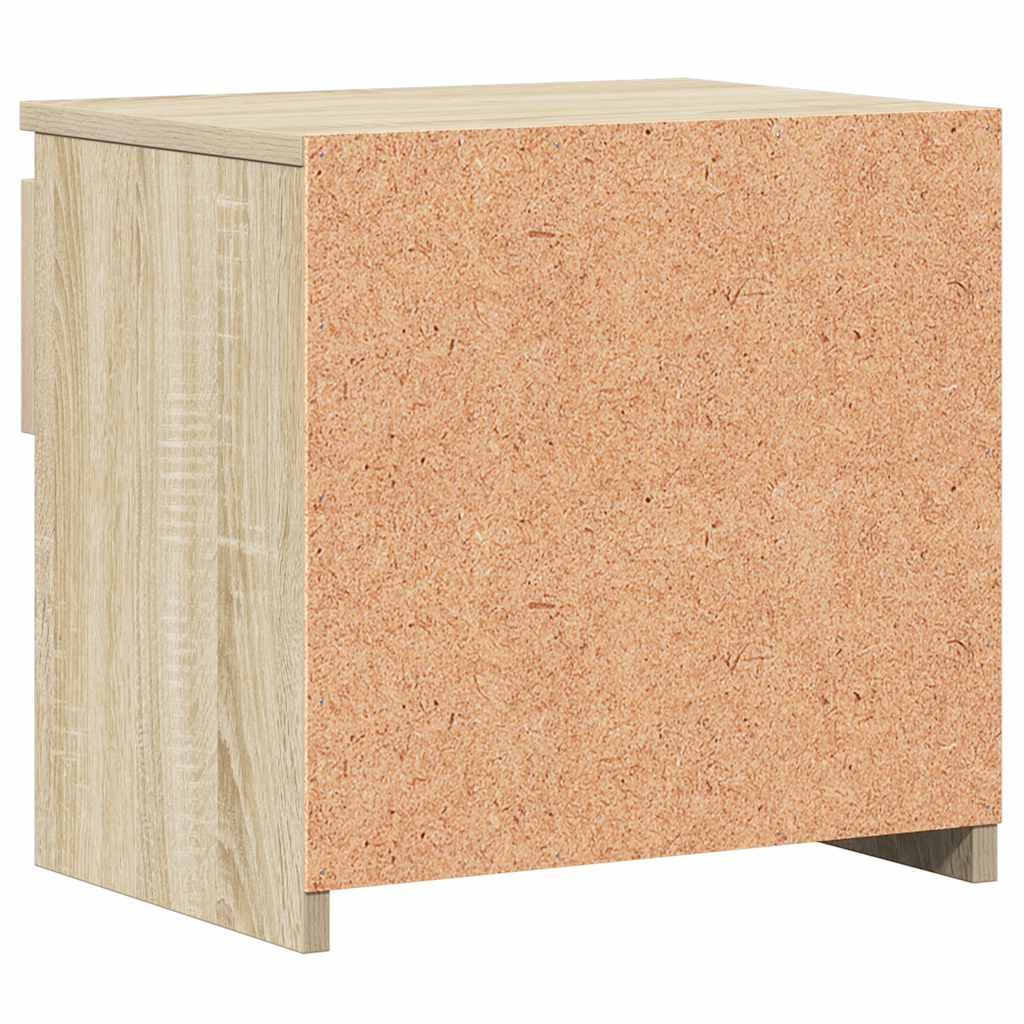 Mesa de cabeceira 40x30x39 cm contraplacado carvalho sonoma