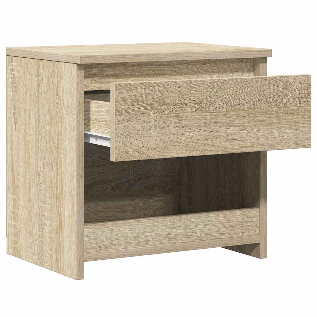 Mesa de cabeceira 40x30x39 cm contraplacado carvalho sonoma