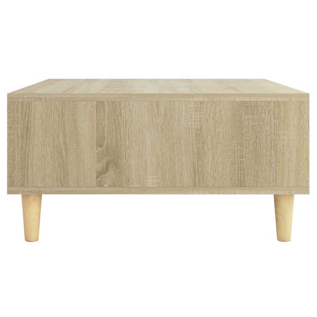 Mesa de centro 60x60x30 cm derivados de madeira carvalho sonoma