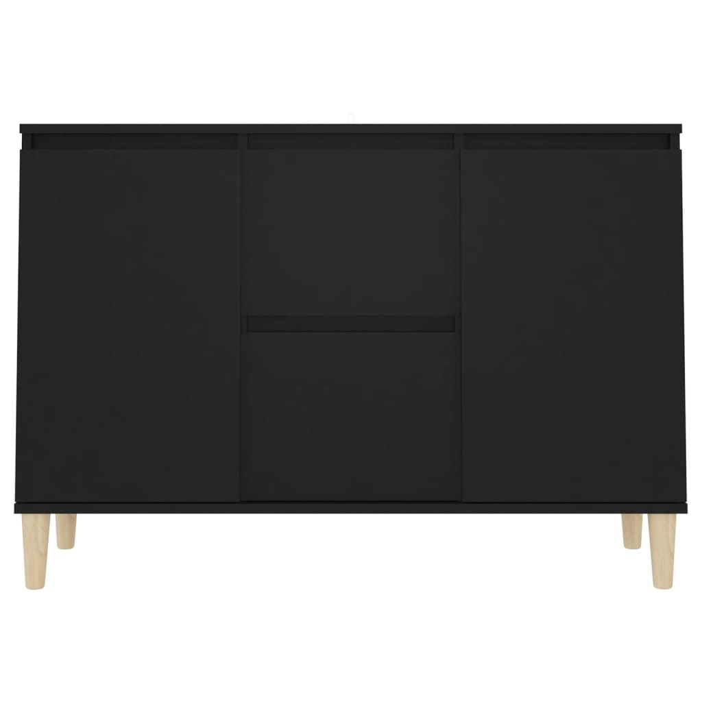Aparador 101x35x70 cm derivados de madeira preto