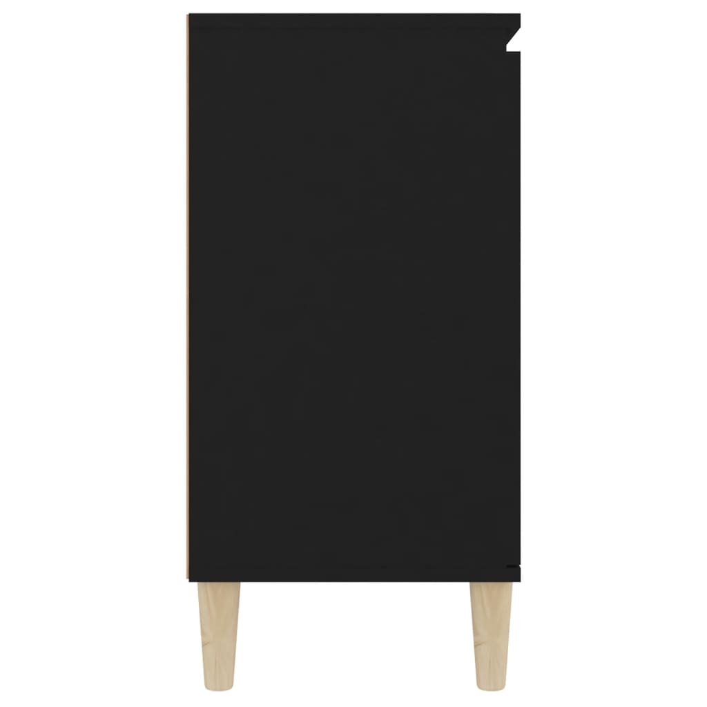 Aparador 101x35x70 cm derivados de madeira preto