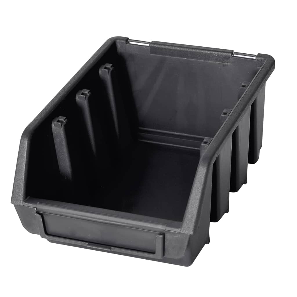 96 pcs Kit caixas arrumação com painéis parede vermelho e preto