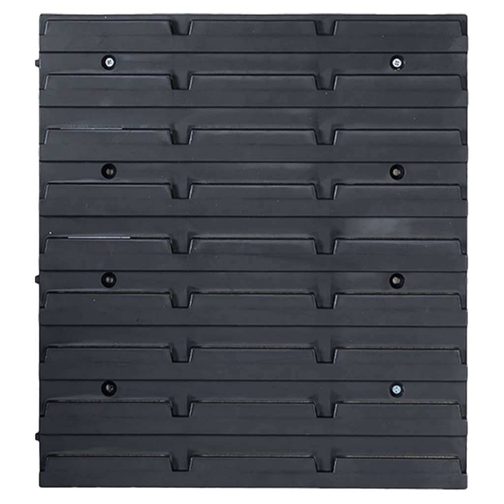 39 pcs kit caixas arrumação com painéis parede vermelho e preto