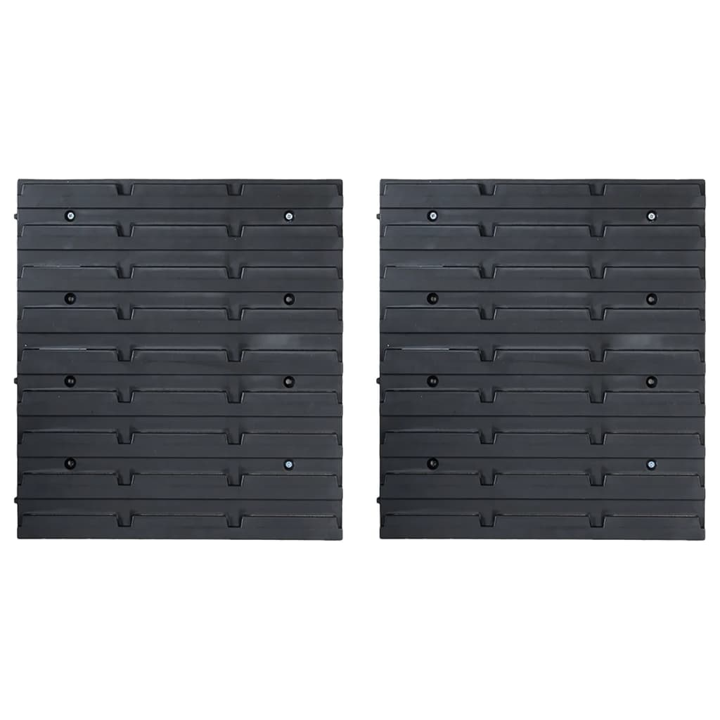 34 pcs kit caixas arrumação c/ painéis parede vermelho e preto