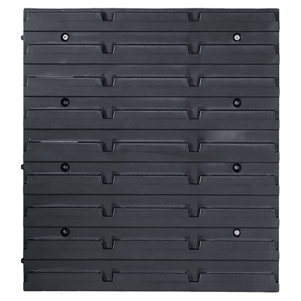 103 pcs kit caixas arrumação c/ painéis parede vermelho e preto