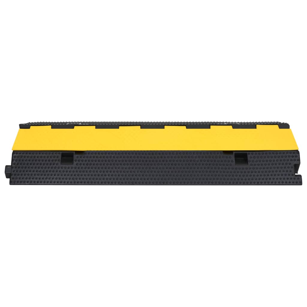 Rampa protetora de cabos c/ 2 canais borracha 100 cm