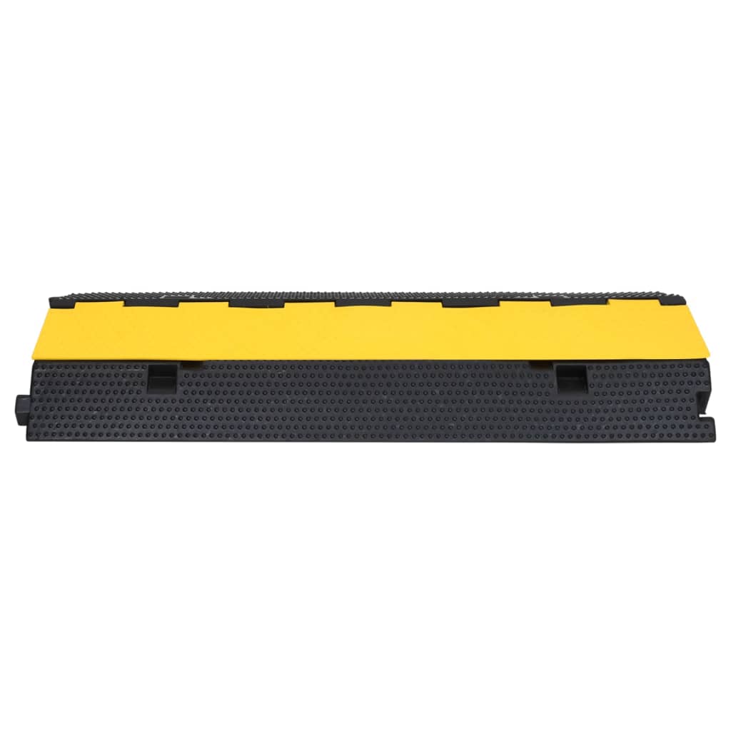 Rampas protetoras de cabos c/ 2 canais 2 pcs borracha 100 cm