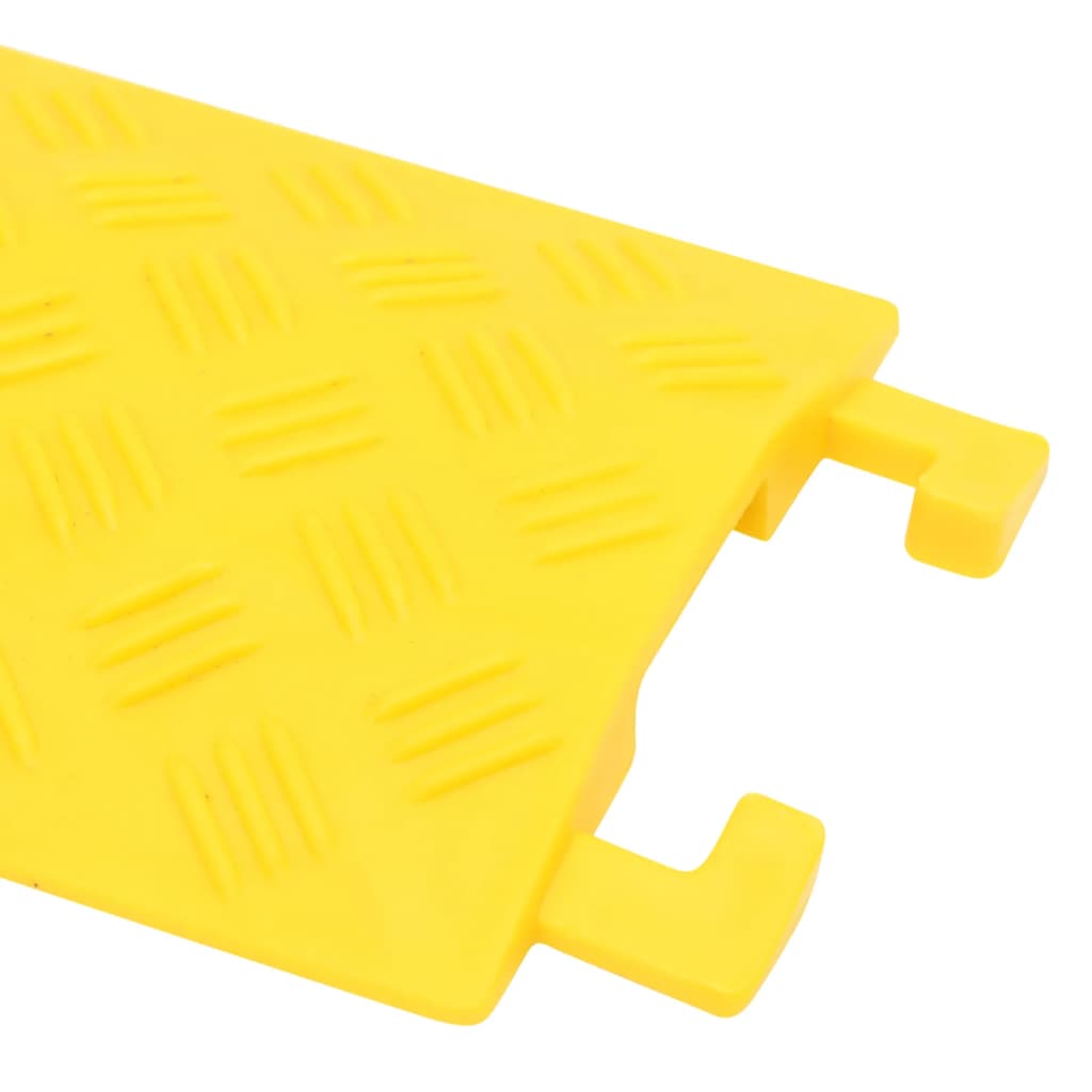 Rampa protetora de cabos 4 pcs 98,5 cm amarelo