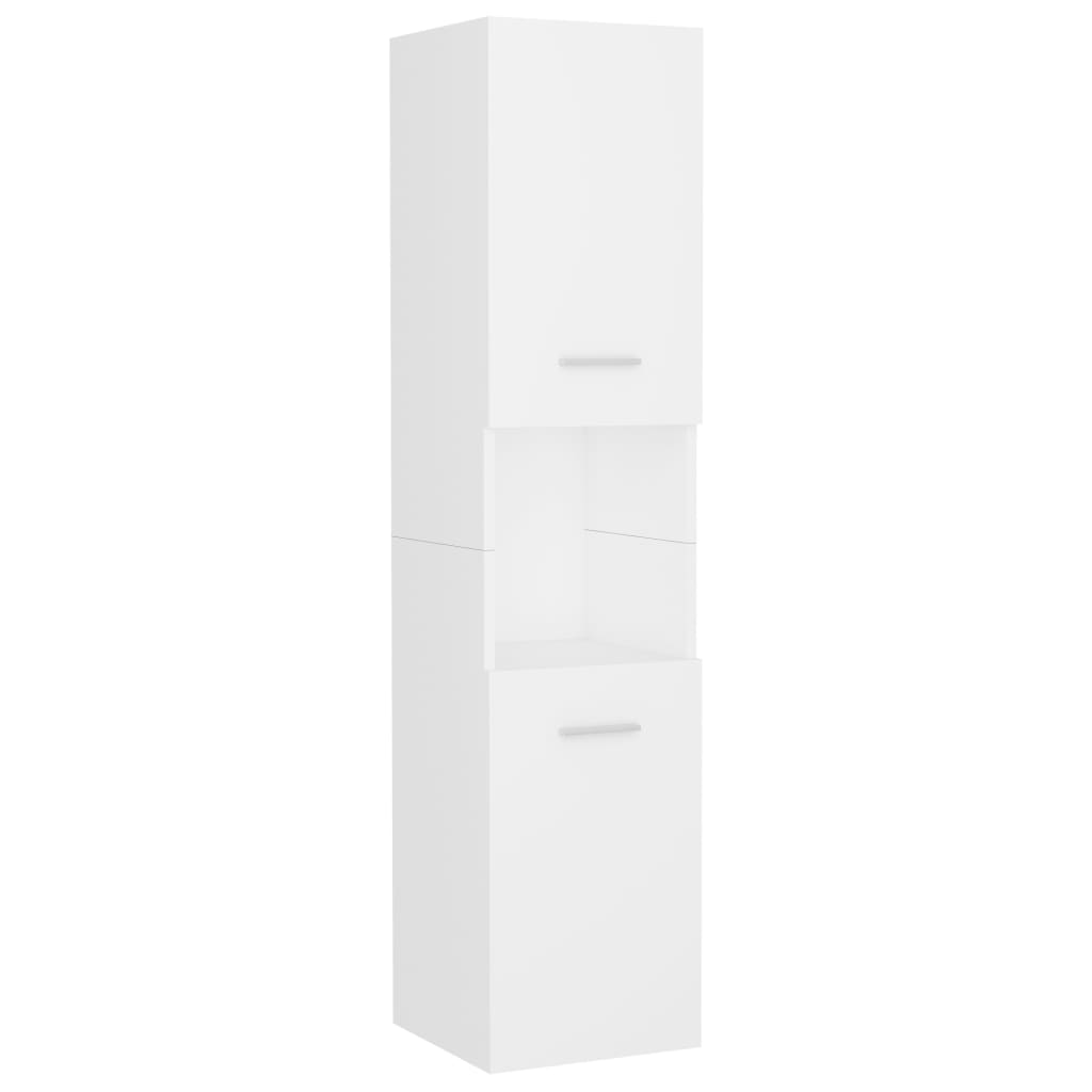 Conjunto de móveis de casa de banho contraplacado branco