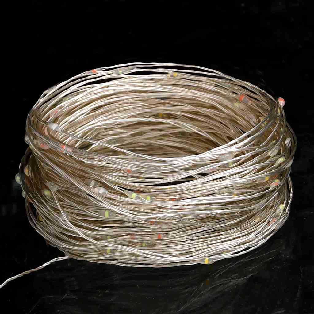 Cordão de luzes com 150 LED 15 m multicor